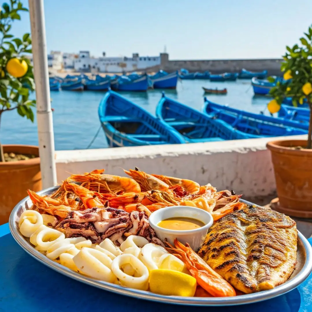 Have fish where Tangier eats