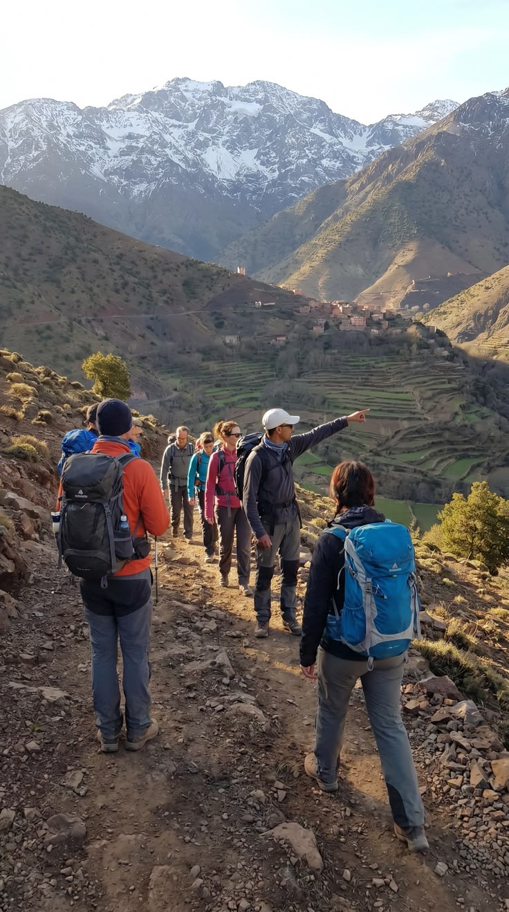 Atlas mountains trek