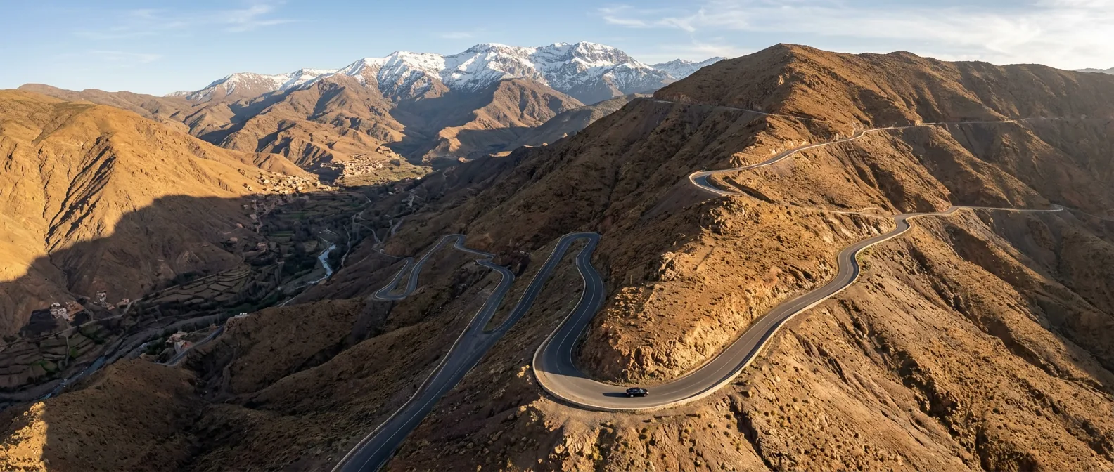 Crossing the mountains